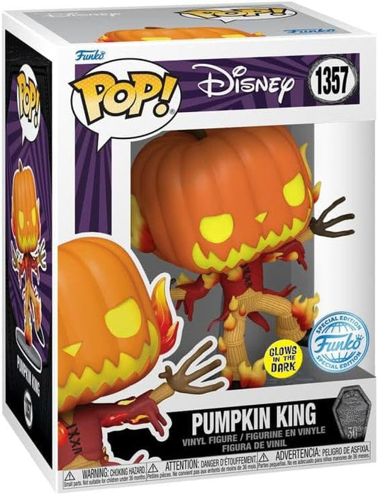 Nightmare before Christmas 30th Anniversary POP! Disney Vinyl Figure Pumpkin King(GW) 9 cm 0889698752848