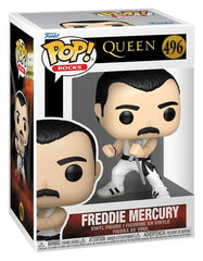 Queen POP! Rocks Vinyl Figure Freddie Mercury (white singlet) 9 cm 0889698753739
