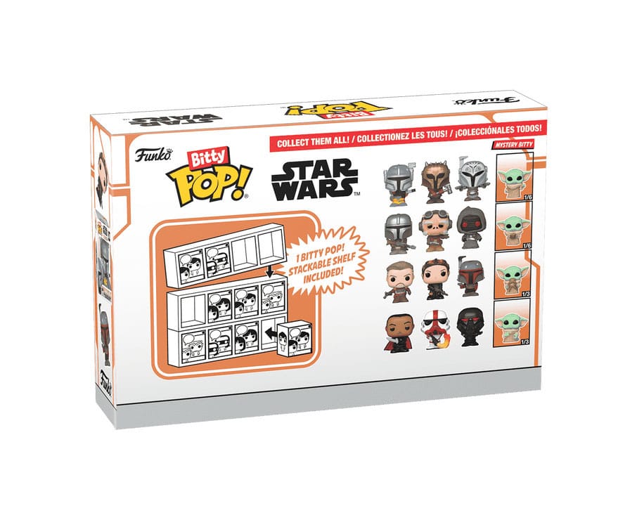 Star Wars: Mandalorian Bitty POP! Vinyl Figure 4-Pack Marshal 2,5 cm 0889698754538