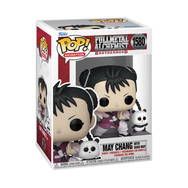 Fullmetal Alchemist Brotherhood POP & Buddy! Animation Vinyl Figure May Chang w/Panda 9 cm 0889698756211