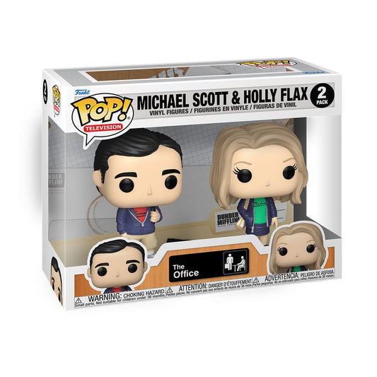 The Office POP! Television Vinyl Figures 2-Pack Michael & Holly 9 cm 0889698756792