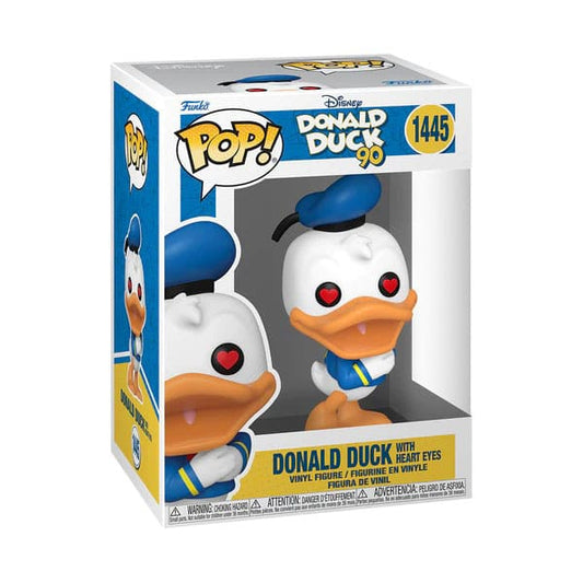 Disney DD 90th Anniversary POP! Disney Vinyl Figure Donald Duck(heart eyes) 9 cm 0889698757256