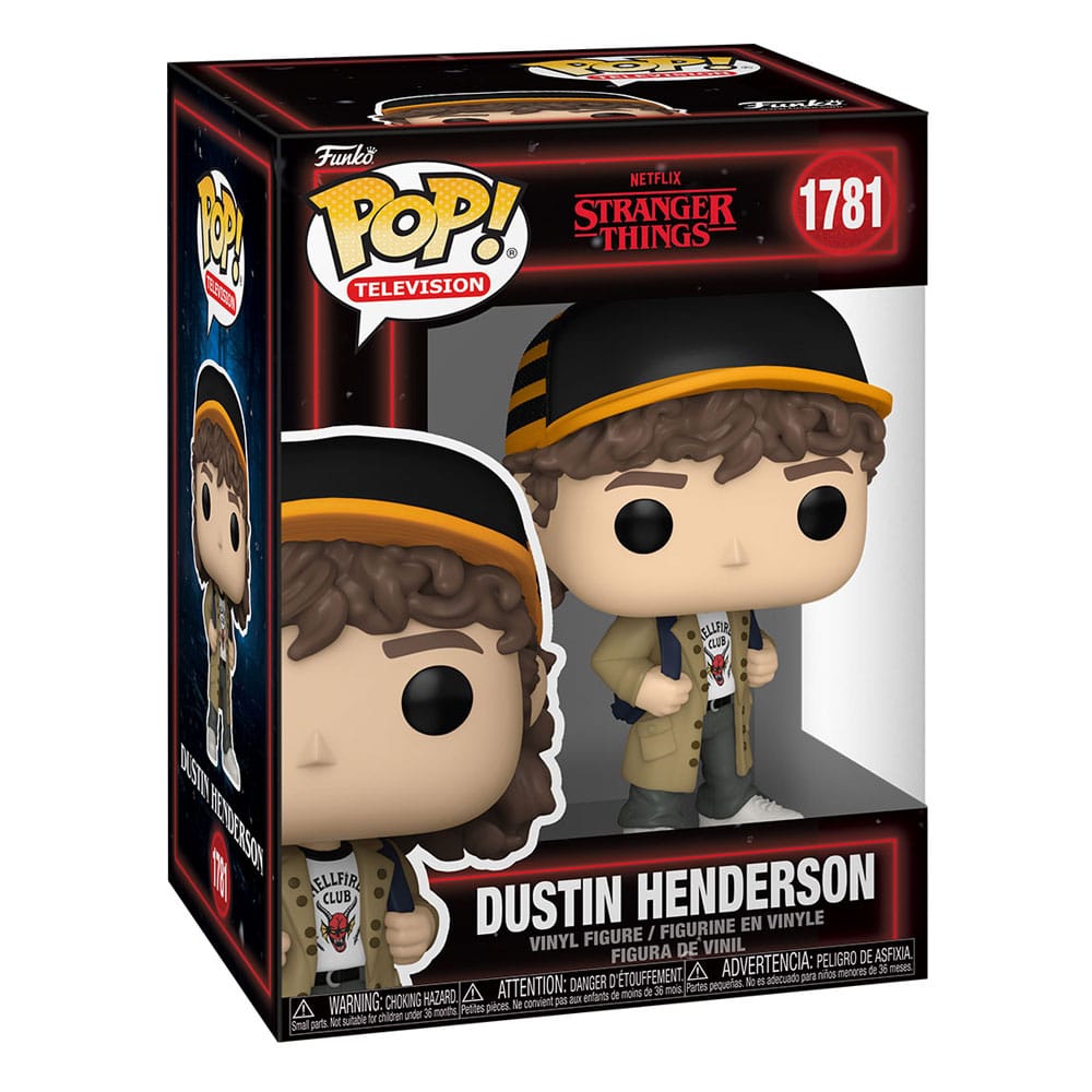 Stranger Things POP! Television Vinyl Figures Dustin Henderson 9 cm 0889698757515