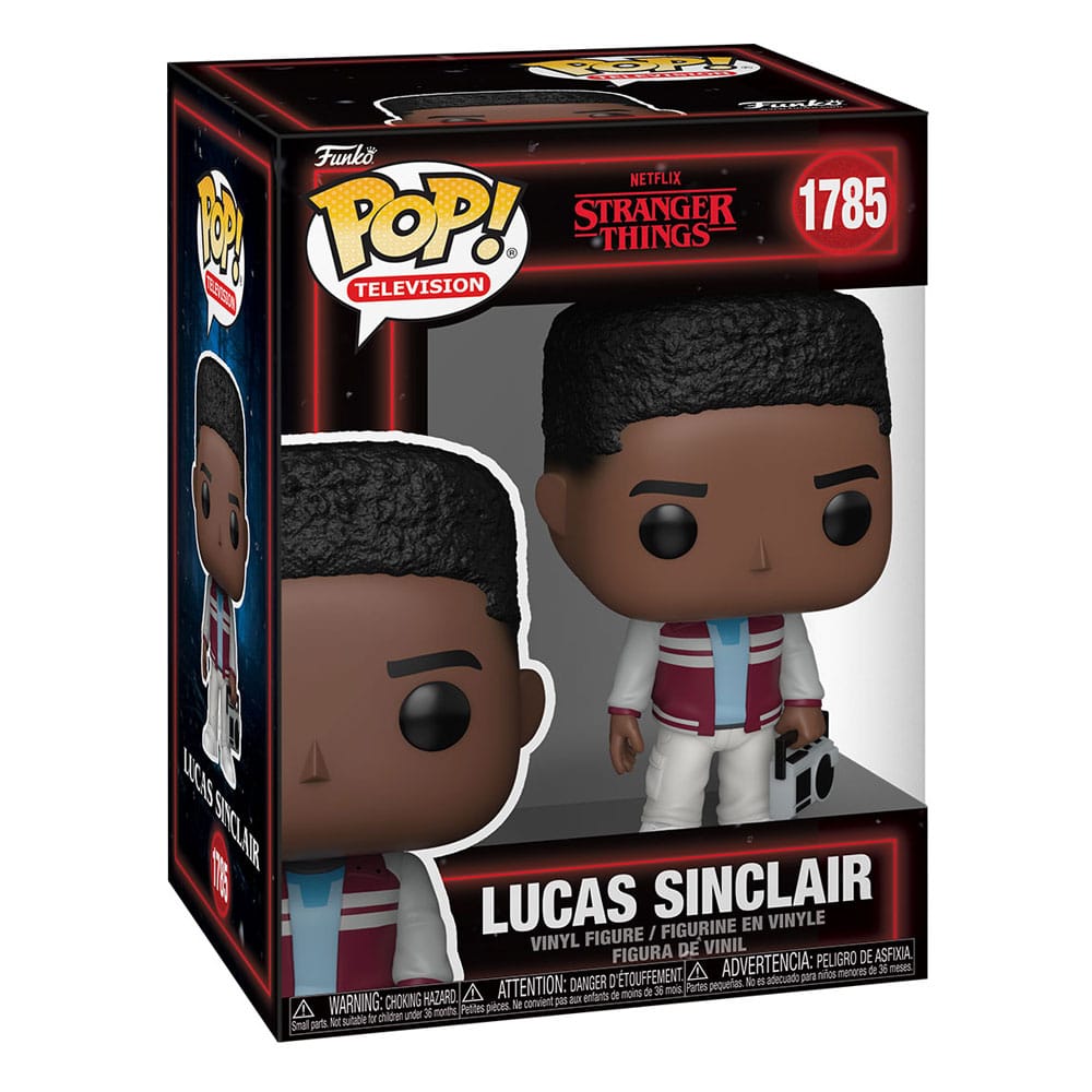 Stranger Things POP! Television Vinyl Figures Lucas Sinclair with Boombox 9 cm 0889698757553