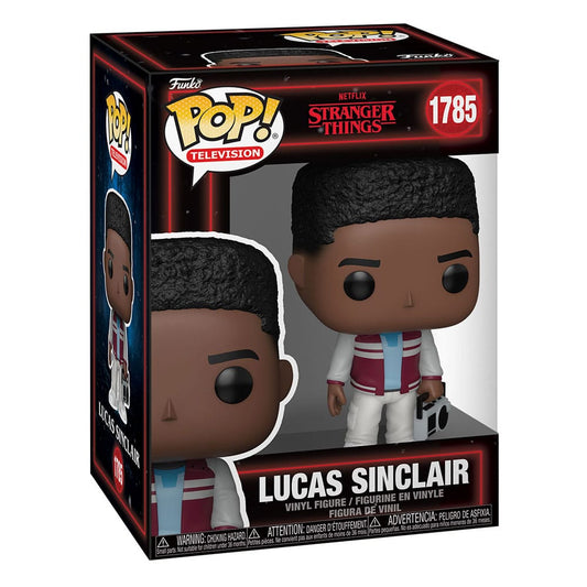 Stranger Things POP! Television Vinyl Figures Lucas Sinclair with Boombox 9 cm 0889698757553