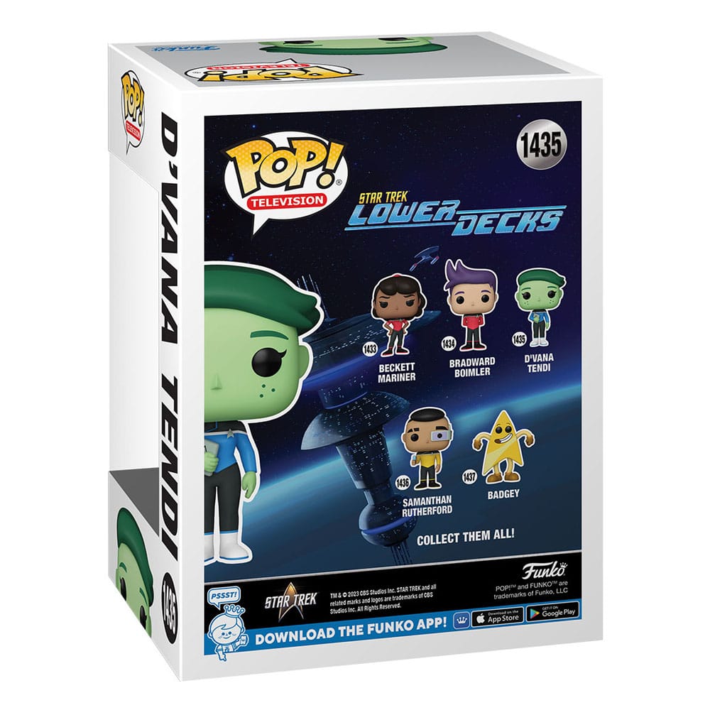 Star Trek Lower Decks POP! TV Vinyl Figure D'Vana 9 cm 0889698758444