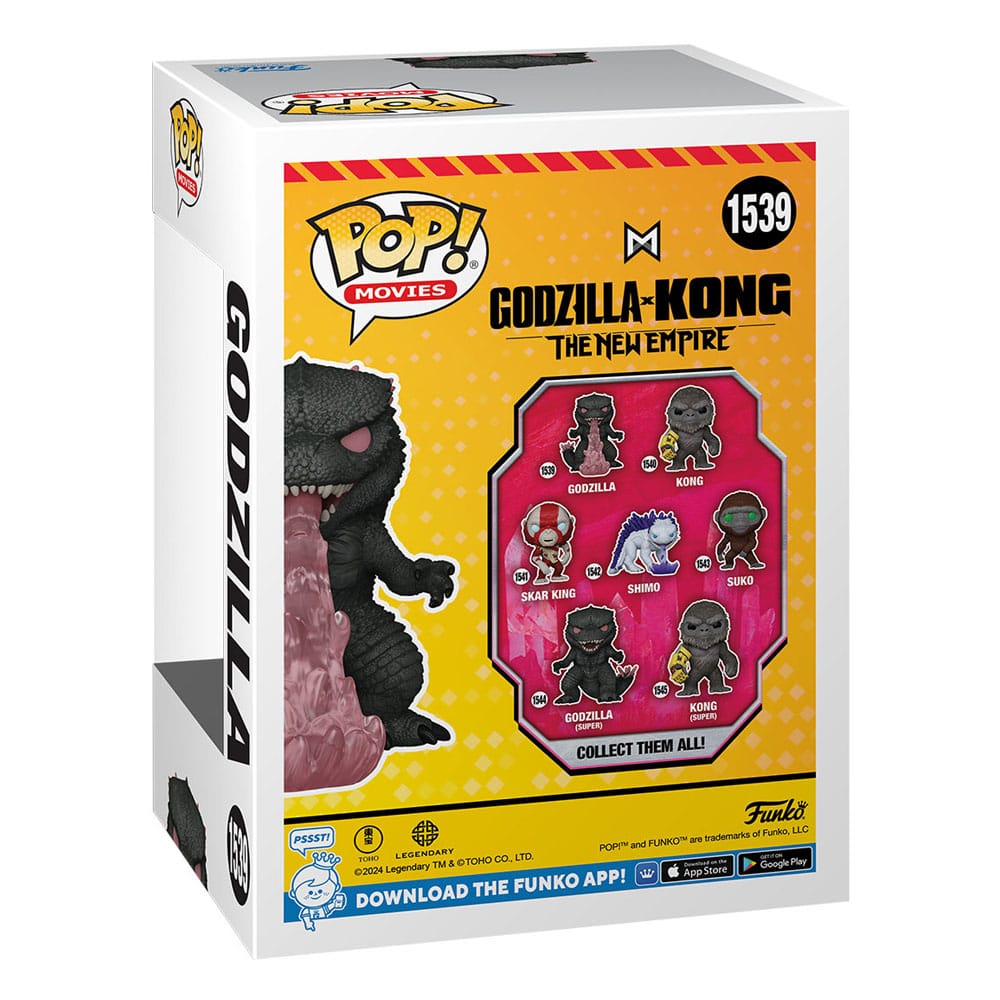 Godzilla vs. Kong 2 POP! Movies Vinyl Figure Godzilla w/Heat-Ray 9 cm 0889698759267