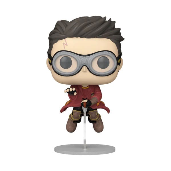 Harry Potter POP! Movies Vinyl Figure Harry w/Broom(Quidditch) 9 cm 0889698760034