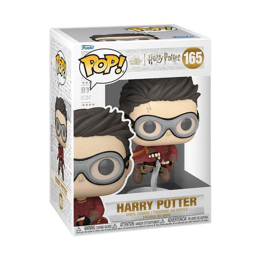 Harry Potter POP! Movies Vinyl Figure Harry w/Broom(Quidditch) 9 cm 0889698760034