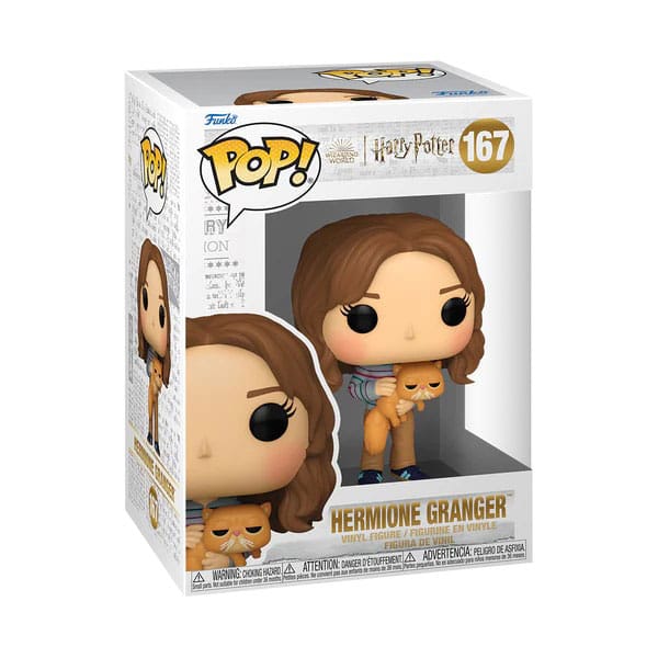 Harry Potter POP & Buddy! Movies Vinyl Figure Hermione w/Crookshanks 9 cm 0889698760102