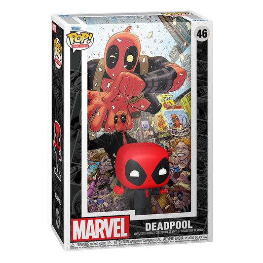 Marvel POP! Comic Cover Vinyl Figure Deadpool (2025) #1 Deadpool in Black Suit 9 cm 0889698760850