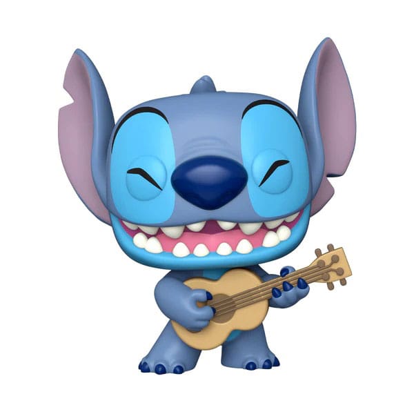 Lilo & Stitch Super Sized Jumbo POP! Games Vinyl Figure Stitch w/Uke 25 cm  0889698767866