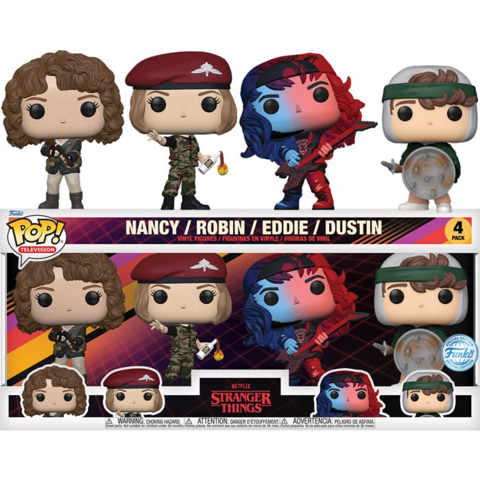 Stranger Things POP! TV Vinyl Figure 4-Pack S4 (EMEA) 9 cm 0889698772143