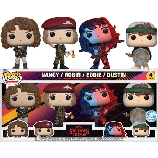 Stranger Things POP! TV Vinyl Figure 4-Pack S4 (EMEA) 9 cm 0889698772143