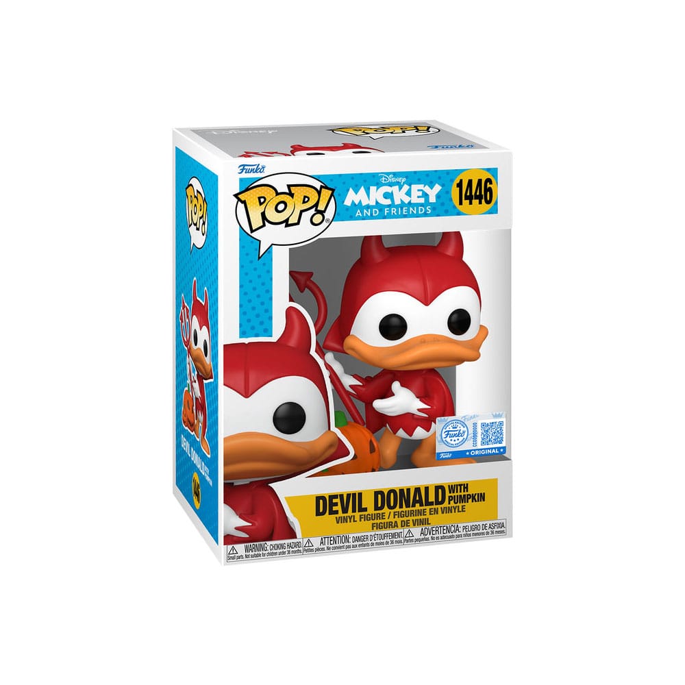 Pop! Disney: Devil Donald with Blacklight Chase Asst.  (6) 0889698773980
