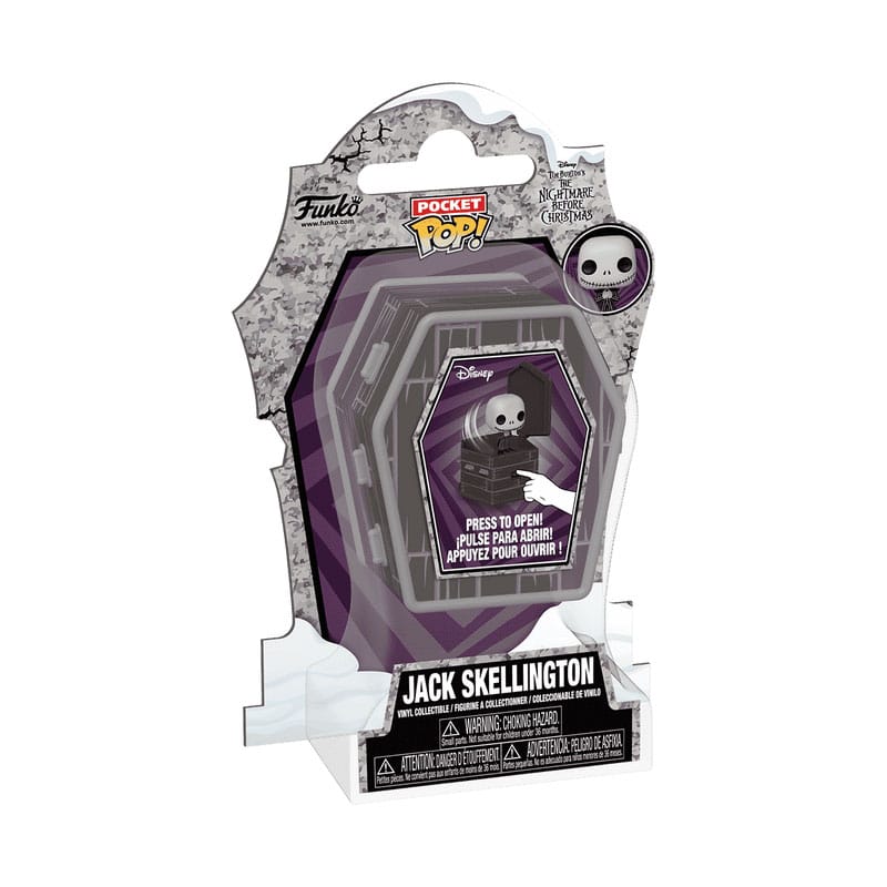 The Nightmare Before Christmas Coffin Pocket POP! Vinyl Figure Jack Skellington 6 cm 0889698799102
