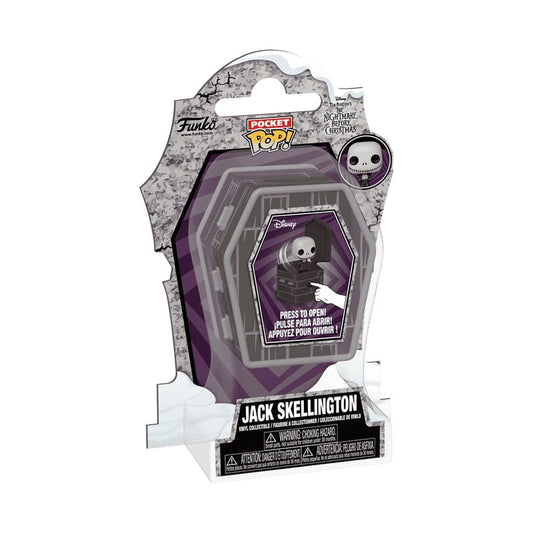 The Nightmare Before Christmas Coffin Pocket POP! Vinyl Figure Jack Skellington 6 cm 0889698799102