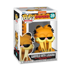 Garfield POP! Comics Vinyl Garfield w/Lasagna Pan 9 cm 0889698801614