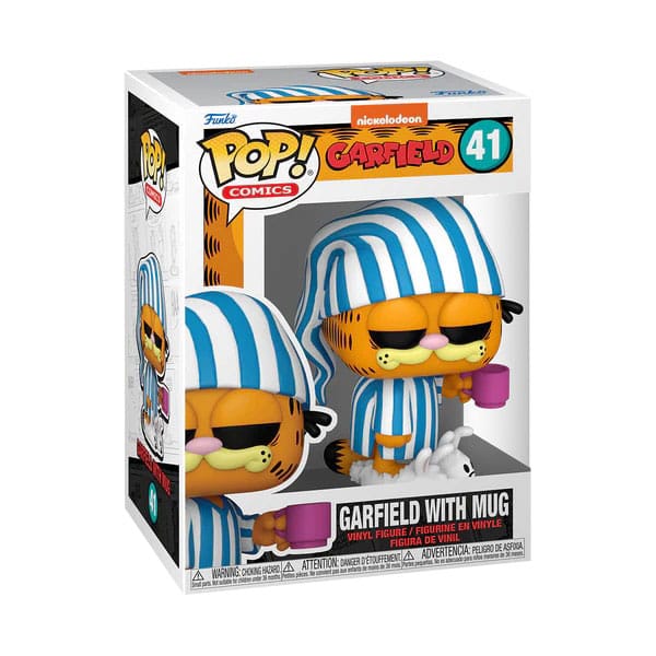 Garfield POP! Comics Vinyl Garfield w/Mug 9 cm 0889698801621