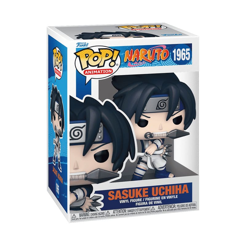 Naruto Classic Pop! Animation Vinyl Figure Sasuke 9 cm 0889698803434