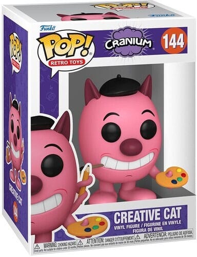 Cranium POP! Retro Toys Vinyl Figure Creative Cat 9 cm 0889698804240