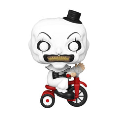Terrifier POP! Movies Vinyl Figure Art the Clown w/bike 9 cm 0889698807067