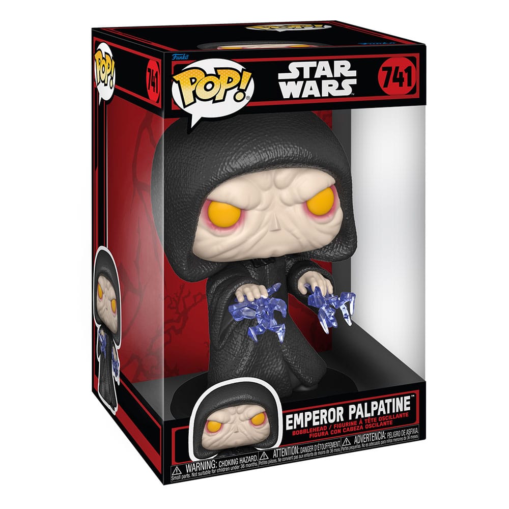 Star Wars: Dark Side Super Sized Jumbo POP! Vinyl Figure Palpatine  25 cm  889698807685
