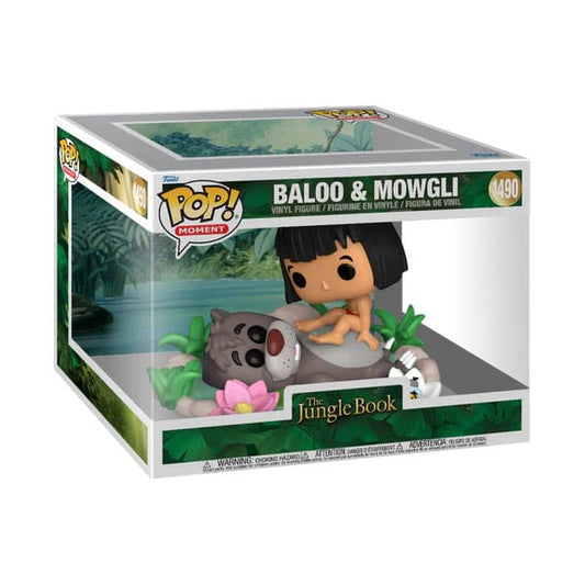 The Jungle Book POP Moments Vinyl Figures Baloo & Mowgli 11 cm 0889698807890