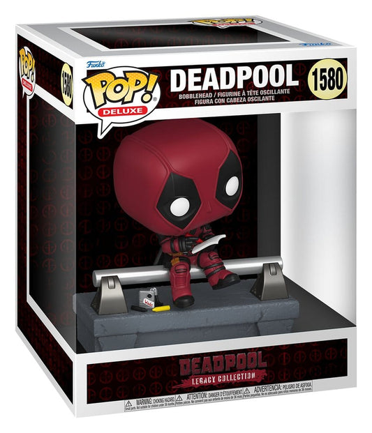 Marvel POP! Deluxe Vinyl Figure Deadpool on Bridge 9 cm 0889698808484