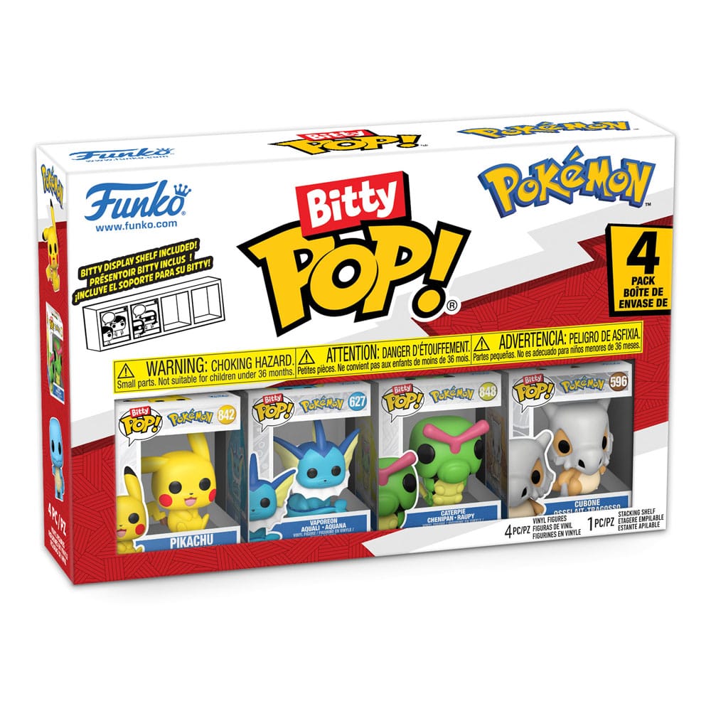 Pokémon Bitty POP! Vinyl Figure 4-Pack Series 1 2 cm 0889698811323
