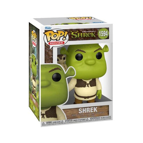 Shrek POP! Movies Vinyl Figure 30th Anniversary Shrek w/Snake 9 cm 0889698811767