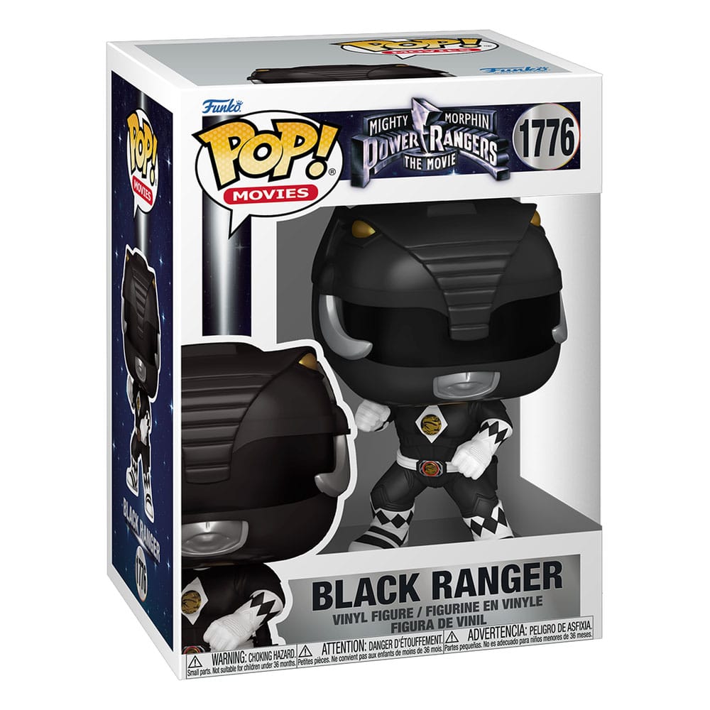 Mighty Morphin Power Rangers: The Movie POP! Movies Vinyl Figures Black Ranger 9 cm 0889698811934