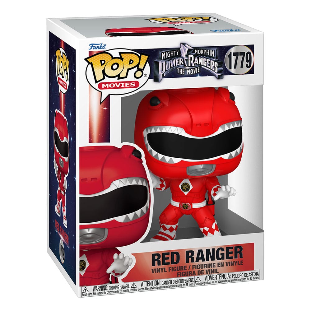 Mighty Morphin Power Rangers: The Movie POP! Movies Vinyl Figures Red Ranger 9 cm 0889698811972