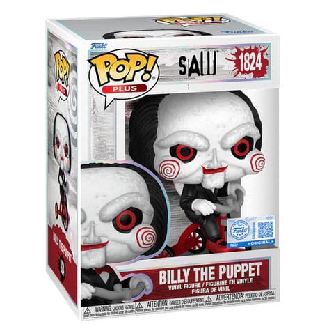 Saw POP! Plus Vinyl Figure Billy on Tricycle Exclusive Edition 9 cm 0889698819619