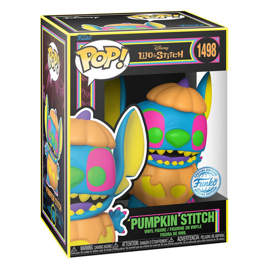 Lilo & Stitch POP! Disney Vinyl Figure Blacklight Pumpkin Stitch 9 cm 0889698819695