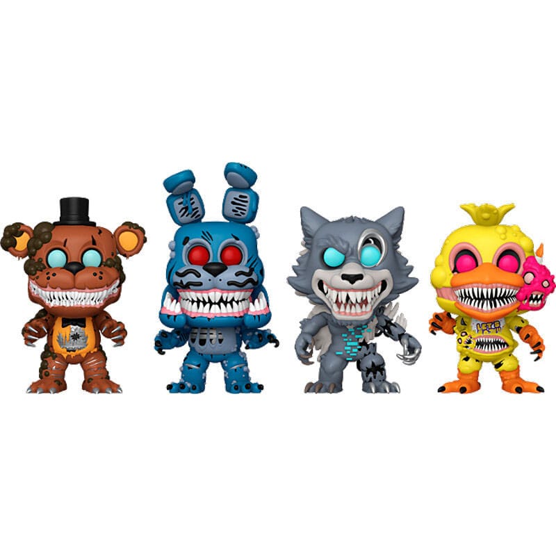 Five Nights at Freddy's POP! TV Vinyl Figure 4-Pack Twisted Ones 9 cm 0889698825078