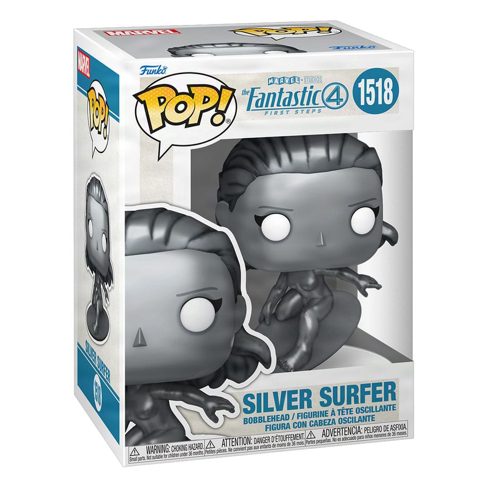 The Fantastic Four: First Steps POP! Marvel Vinyl Figure Silver Surfer 9 cm 0889698835879