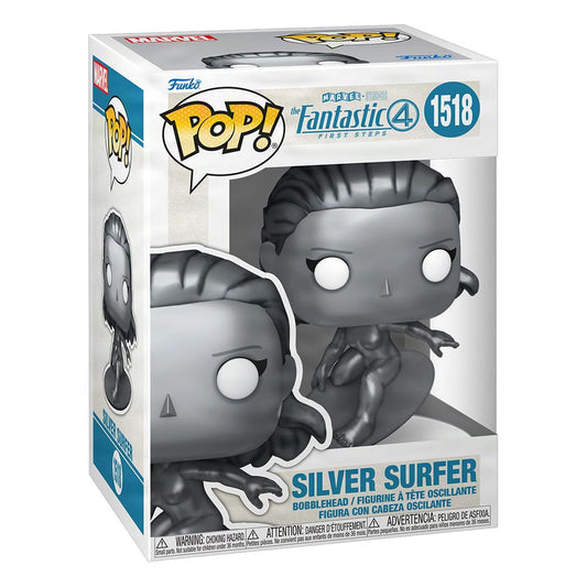 The Fantastic Four: First Steps POP! Marvel Vinyl Figure Silver Surfer 9 cm 0889698835879