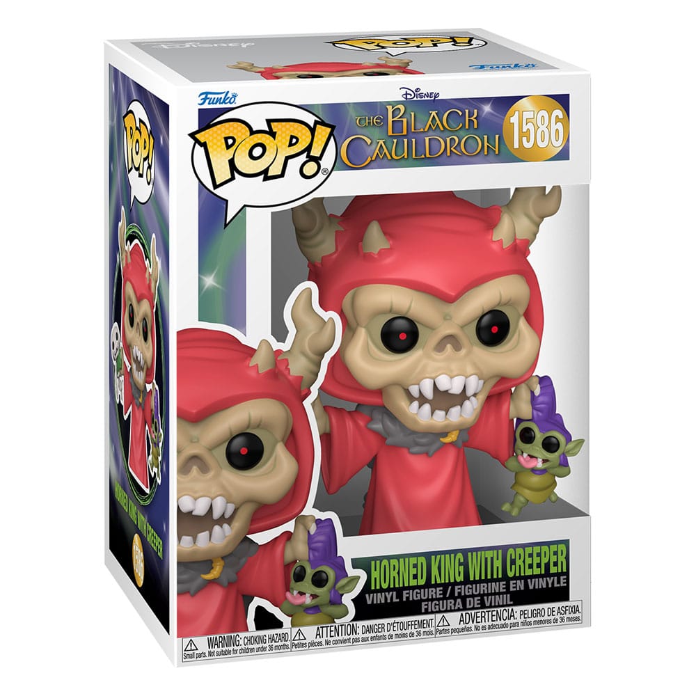 The Black Cauldron POP! Disney Vinyl Figure Horned King w/Creeper 9 cm 0889698835961