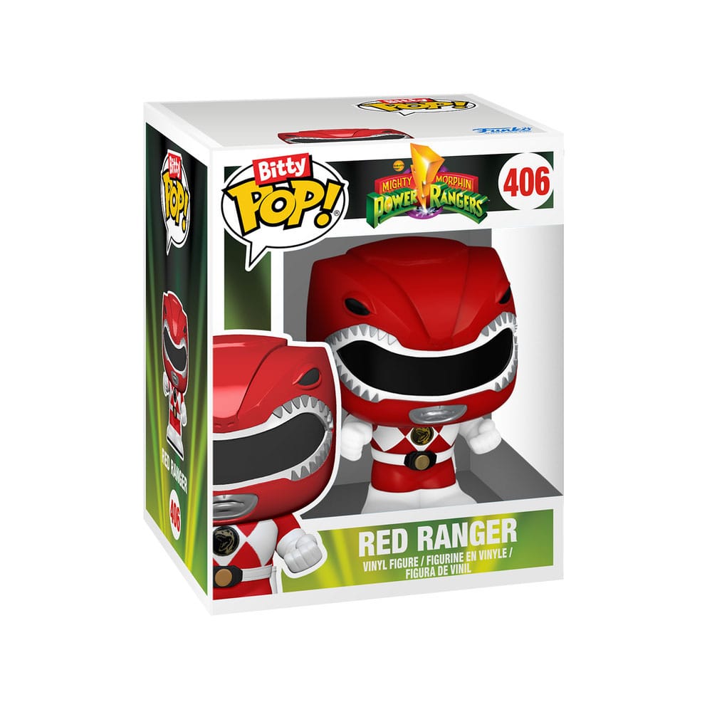 Mighty Morphin Power Rangers Bitty POP! Bots Figure 4-Pack Megazord with Red Ranger2,5 cm 0889698836449
