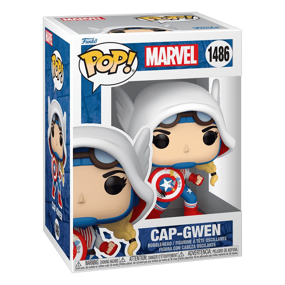 Marvel POP! Vinyl Figure Cap-Gwen 9 cm 0889698837248