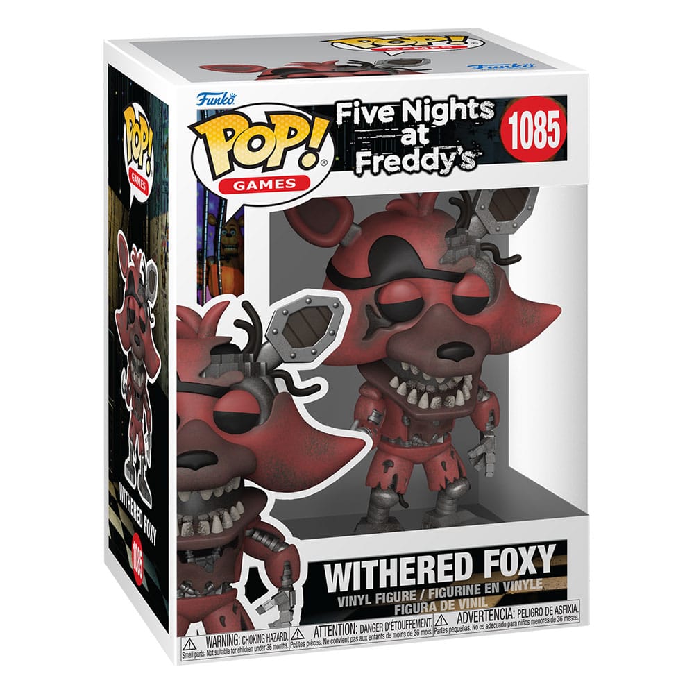 Five Nights at Freddy's POP! Vinyl Figure Withered Foxy 9 cm 0889698838665