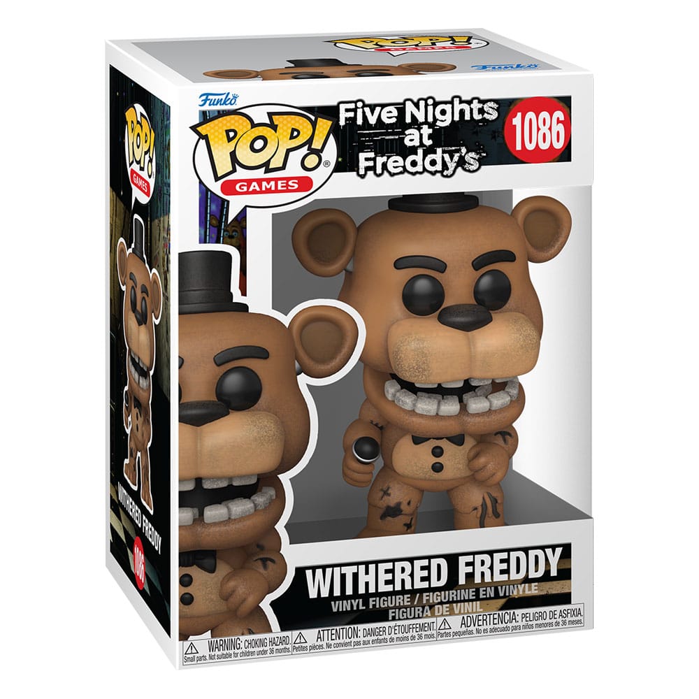 Five Nights at Freddy's POP! Vinyl Figure Withered Freddy 9 cm 0889698838672