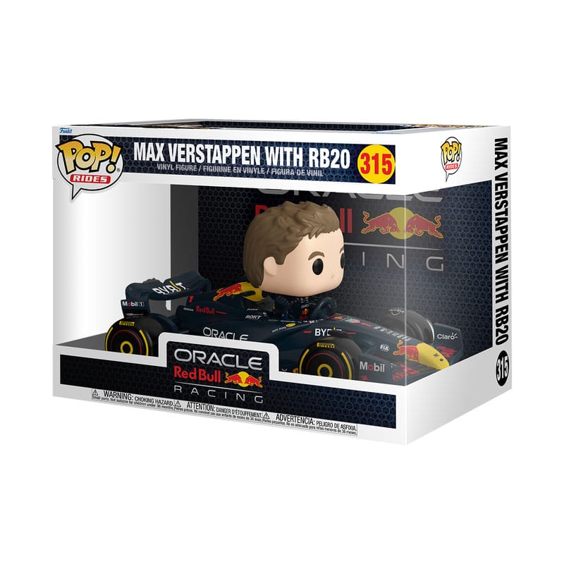 Formula 1 POP! Rides Super Deluxe Vinyl Figure RB- Verstappen w/RB20 15 cm 0889698839211