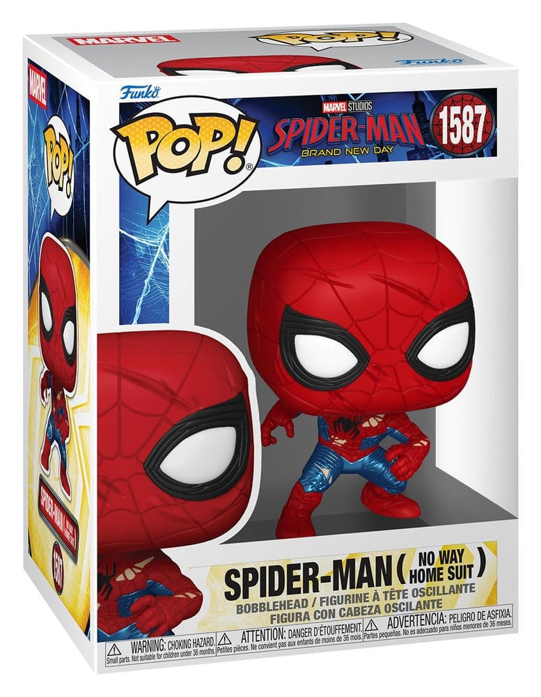 Spider-Man: Brand New Day POP! Vinyl Figur Spider-Man (No Way Home Suit) (Brand New Day) 9 cmSpider-Man: Brand New Day POP! Vinyl Figure Spider-Man (No Way Home Suit) (Brand New Day) 9 cmSpider-Man: Brand New Day POP! Vinyl figurine Spider-Man (No Way Hom 0889698839648
