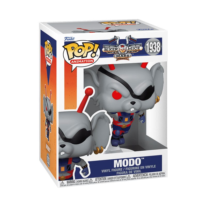 Biker Mice From Mars Pop! Animation Vinyl Figure Modo 9 cm 0889698839976