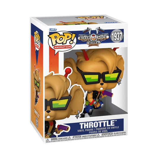 Biker Mice From Mars Pop! Animation Vinyl Figure Throttle 9 cm 0889698839983