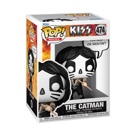 KISS POP! Sayings Vinyl Figure The Catman(R&R All Night) 9 cm 0889698841238