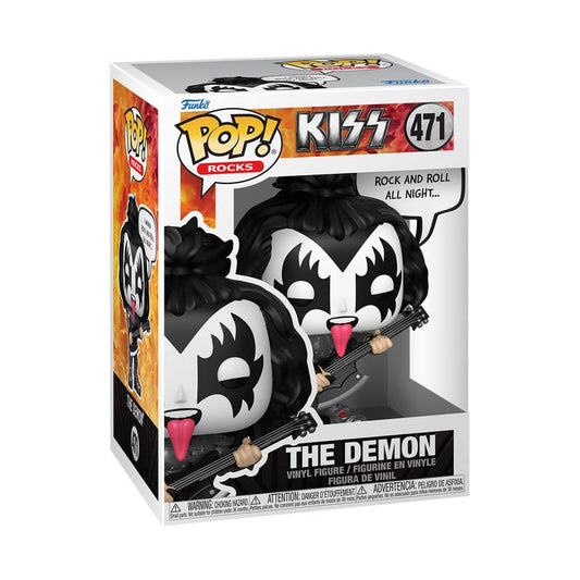 KISS POP! Sayings Vinyl Figure The Demon(R&R All Night) 9 cm 0889698841245