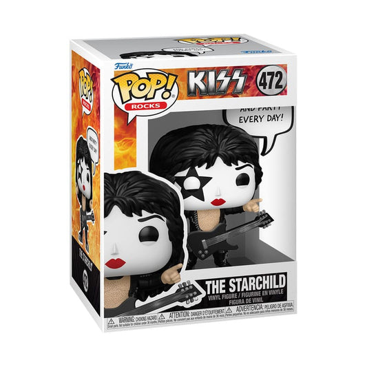 KISS POP! Sayings Vinyl Figure The Starchild(R&R All Night) 9 cm 0889698841269